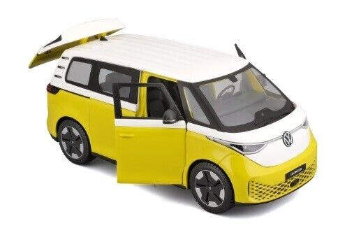 Volkswagen ID. Buzz 2023 Bianco Giallo White Yellow Maisto 1:24 Nuovo 1/24