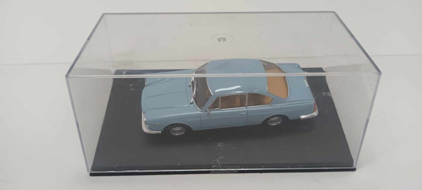 Lancia Flavia Coupé 1961 Azzurro Edicola Deagostini 1:43 Usato + Teca + Basetta