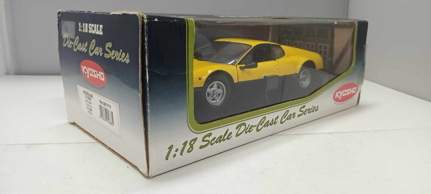 Ferrari 512BB 512 BB Giallo Yellow Kyosho 1:18 Usato + Box 1/18