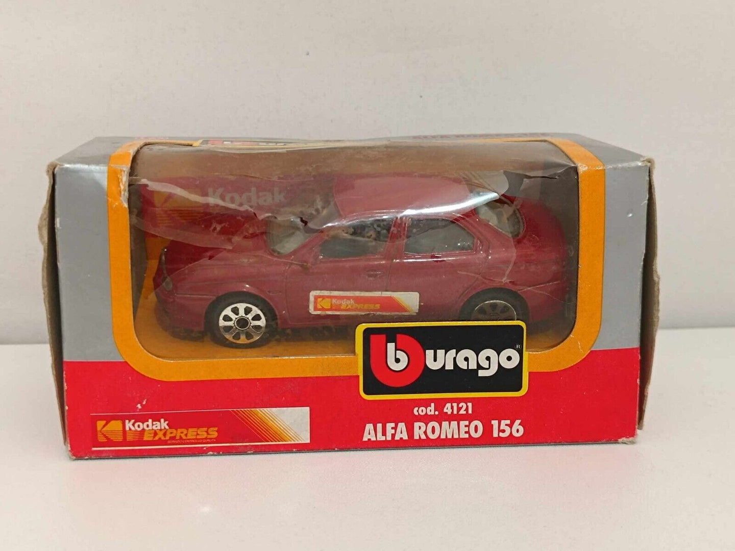 Alfa Romeo 156 Kodak - Burago 1:43 Made in Italy (Promozionale) GM Shop