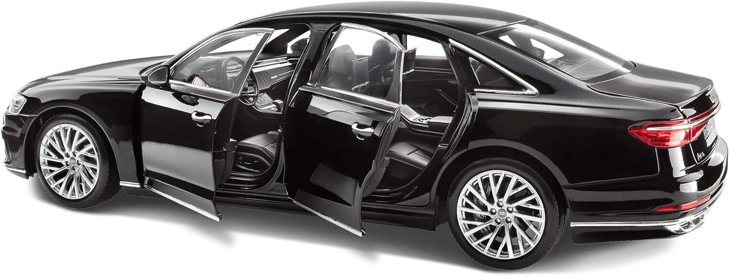 Audi A8 L Mythosschwartz Myth Black Norev 1:18 Audi Collection Usato + Box