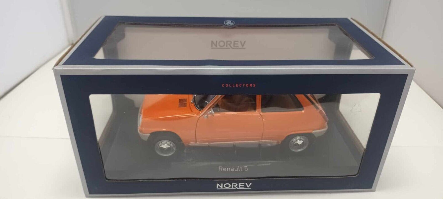 Renault 5 Orange Arancione 1972 Norev 1:18 Usato + Box 1/18