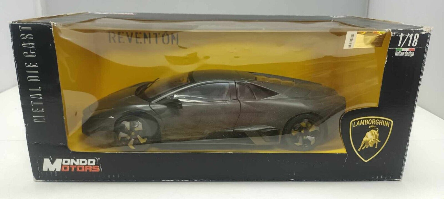 Lamborghini Reventon Mondo Motors 1:18 Usato Grigio Scuro Dark Grey 1/18