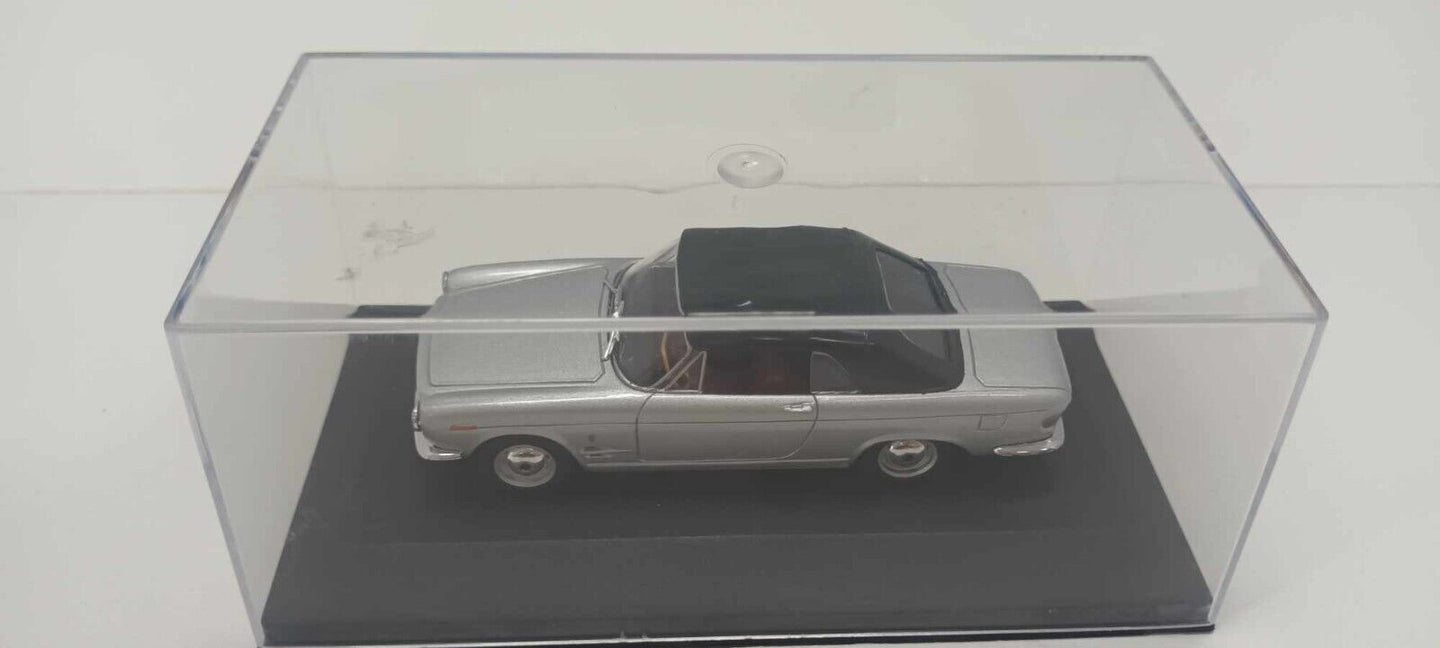 Fiat 2300 S Cabriolet Starline Models 1:43 Silver Usato + Teca + Basetta