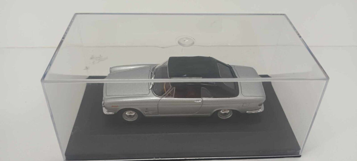 Fiat 2300 S Cabriolet Starline Models 1:43 Silver Usato + Teca + Basetta