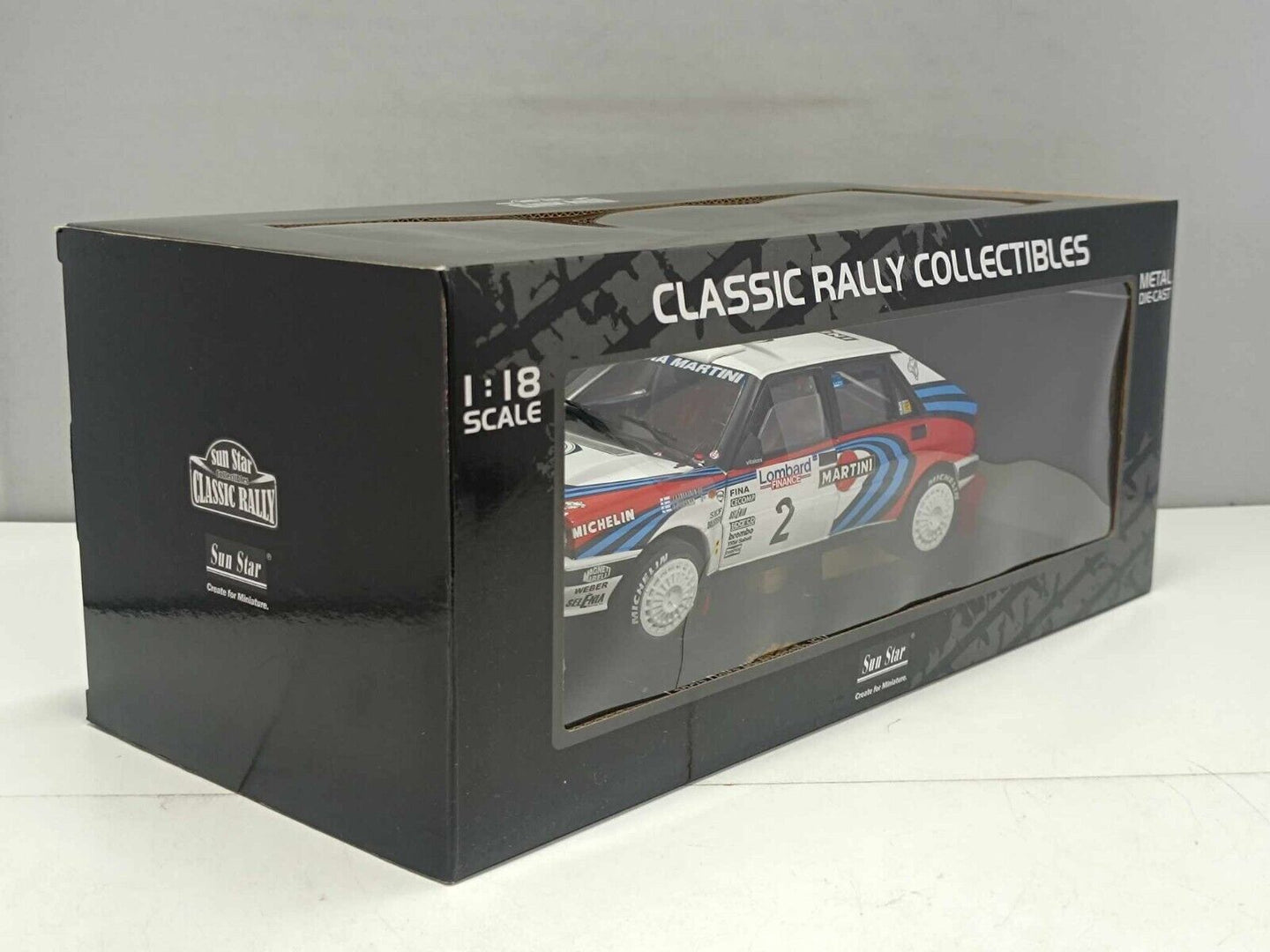 Lancia Delta HF Integrale 16v #2 Winner Lombard Rac Rally 1991 Sun Star 1:18