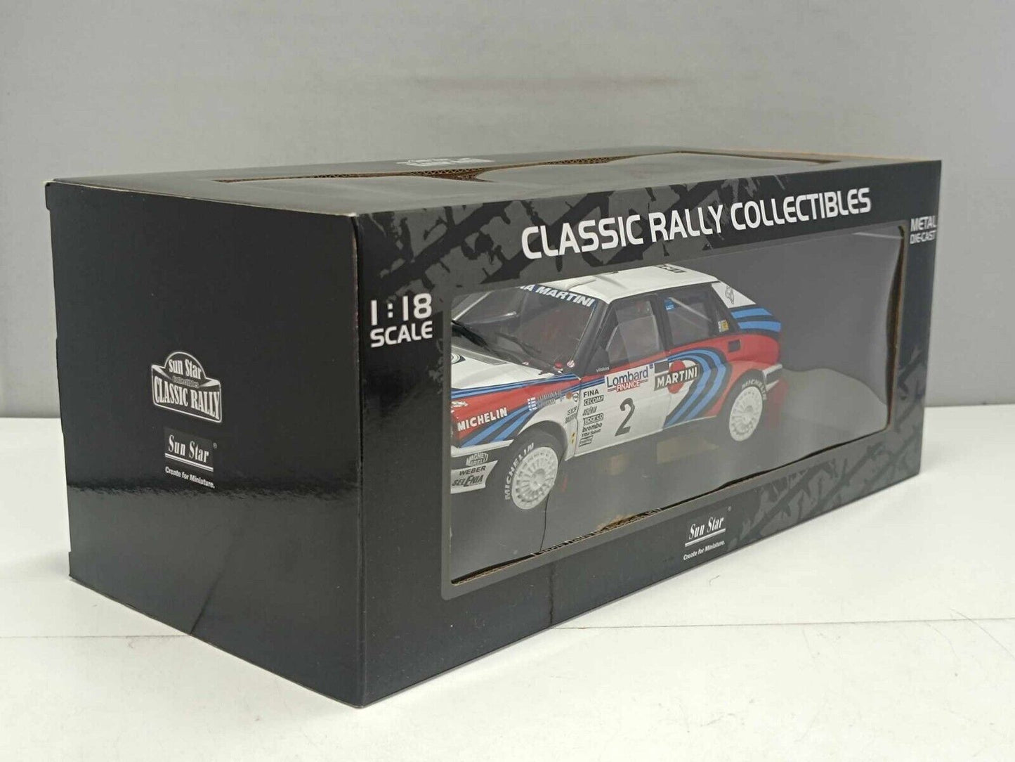 Lancia Delta HF Integrale 16v #2 Winner Lombard Rac Rally 1991 Sun Star 1:18