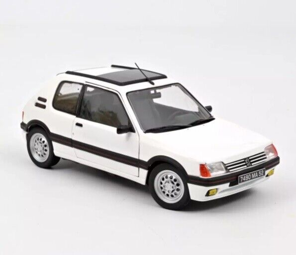Peugeot 205 GTi 1.6 Bianco White 1988 Norev 1:18 Nuovo 1/18