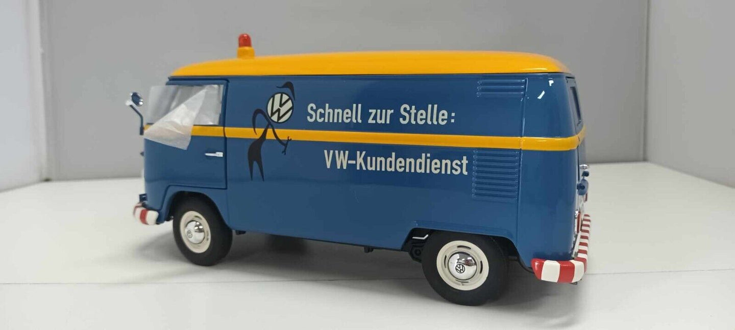 Volkswagen T1 b Kastenwagen VW-Kundendienst Servizio Clienti Schuco 1:18 Usato