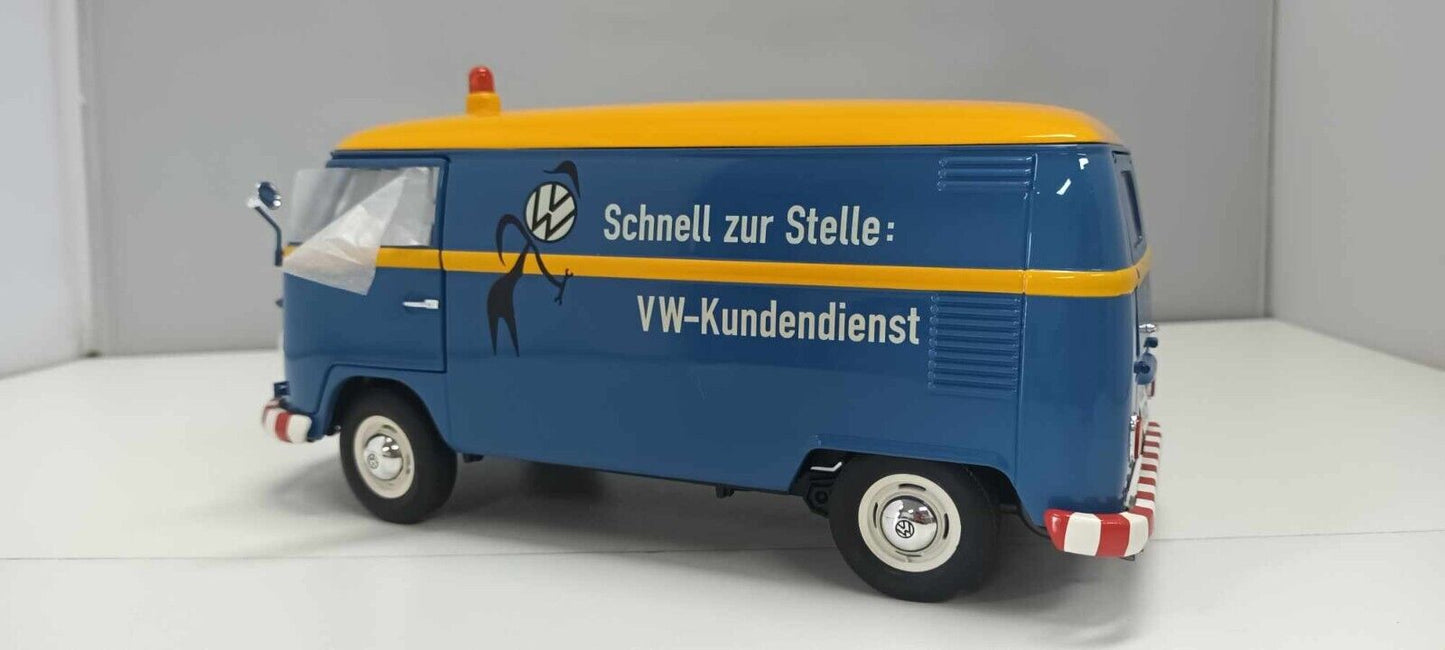 Volkswagen T1 b Kastenwagen VW-Kundendienst Servizio Clienti Schuco 1:18 Usato