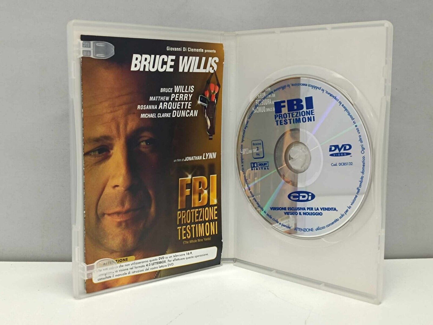 FBI Protezione Testimoni Film DVD Italiano Usato Bruce Willis Ita