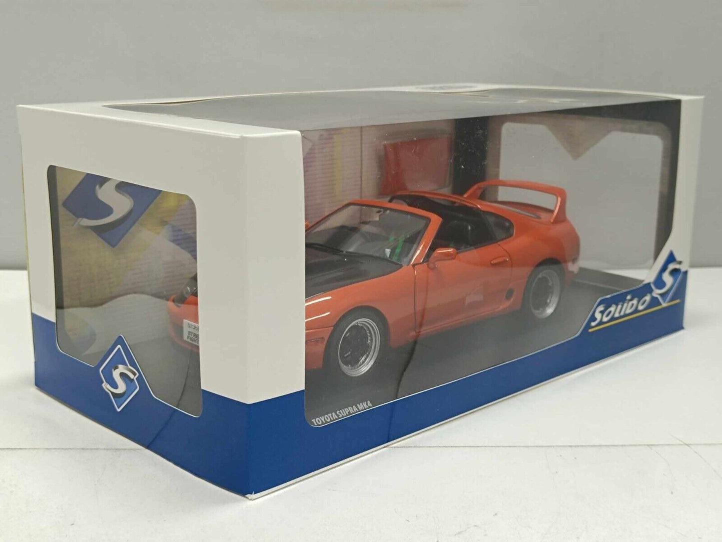Toyota Supra MK4 A80 Streetfighter Orange Arancione 1993 - Solido 1:18 Nuovo