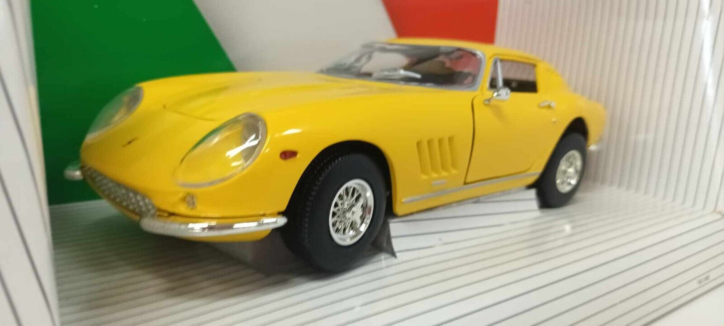 Ferrari 275 GTB 4 1966 ERTL European Classics 1/18 Giallo Yellow Usato + Box