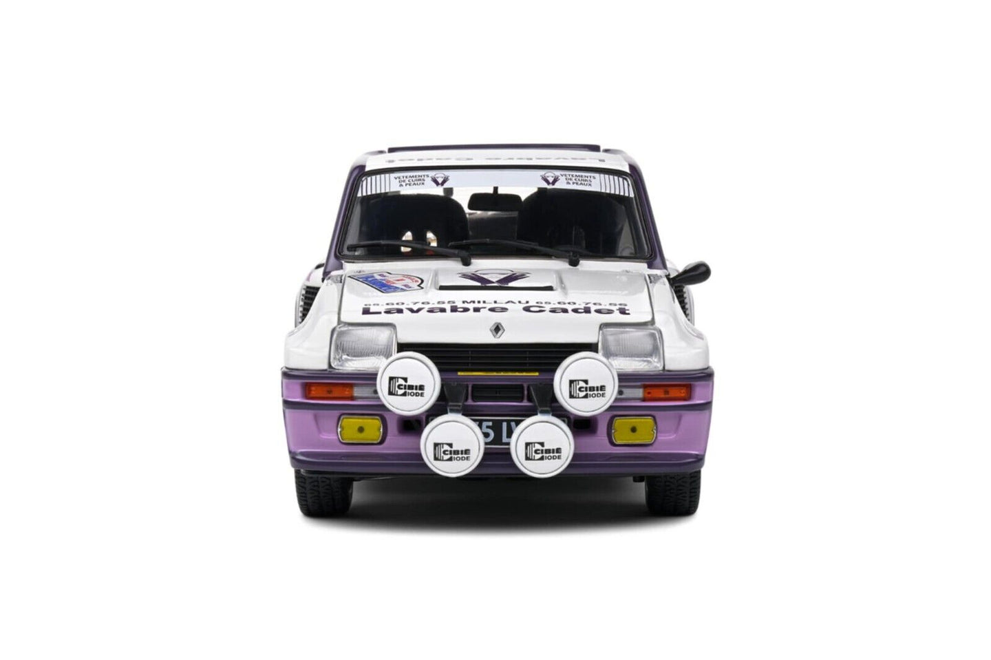 Renault 5 Turbo #14 Rallye Lyon Charbonnière Auriol 1983 - Solido 1:18 Nuovo