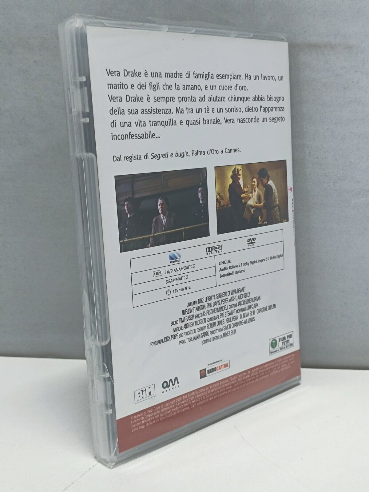 Il Segreto Di Vera Drake Film DVD Italiano Ita Nuovo La Cineteca L'Espresso