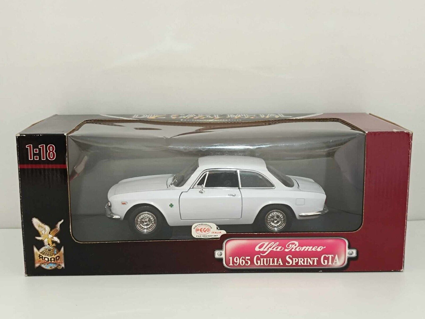 Alfa Romeo Giulia Sprint GTA 1965 - Road Signature 1:18 Very Rare Bianco GM Shop