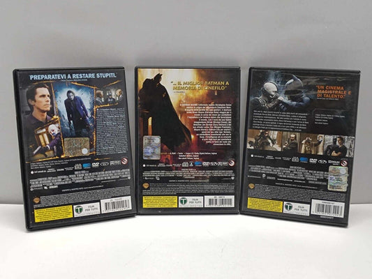 Batman Begins Il Cavaliere Oscuro Trilogia Nolan Film DVD Italiano Usato Ita