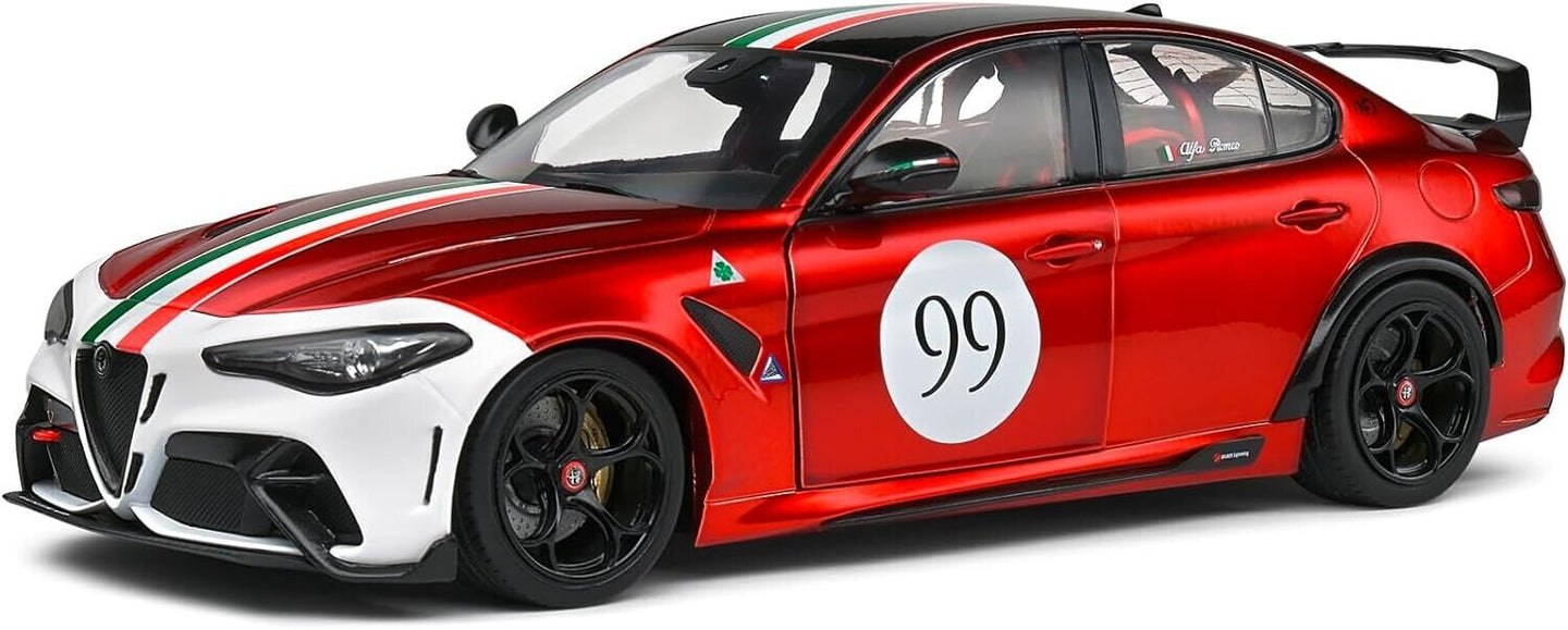 Alfa Romeo Giulia GTA M Tricolore Mugello 1969 Livery 2022 SOLIDO 1/18 Rossa Red