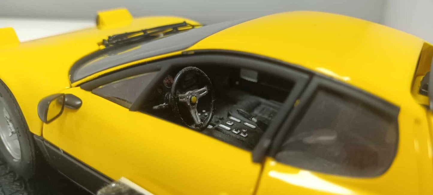 Ferrari 512BB 512 BB Giallo Yellow Kyosho 1:18 Usato + Box 1/18