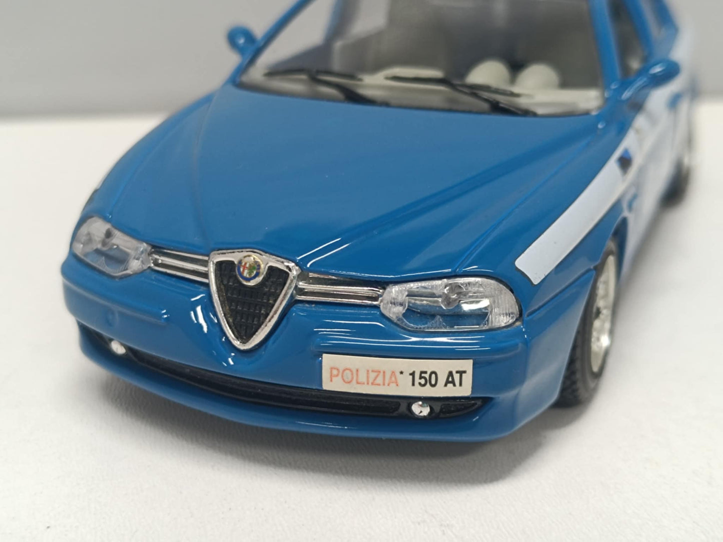Alfa Romeo 156 Polizia Police 1998 - Burago 1:24 Usato No Box 1/24