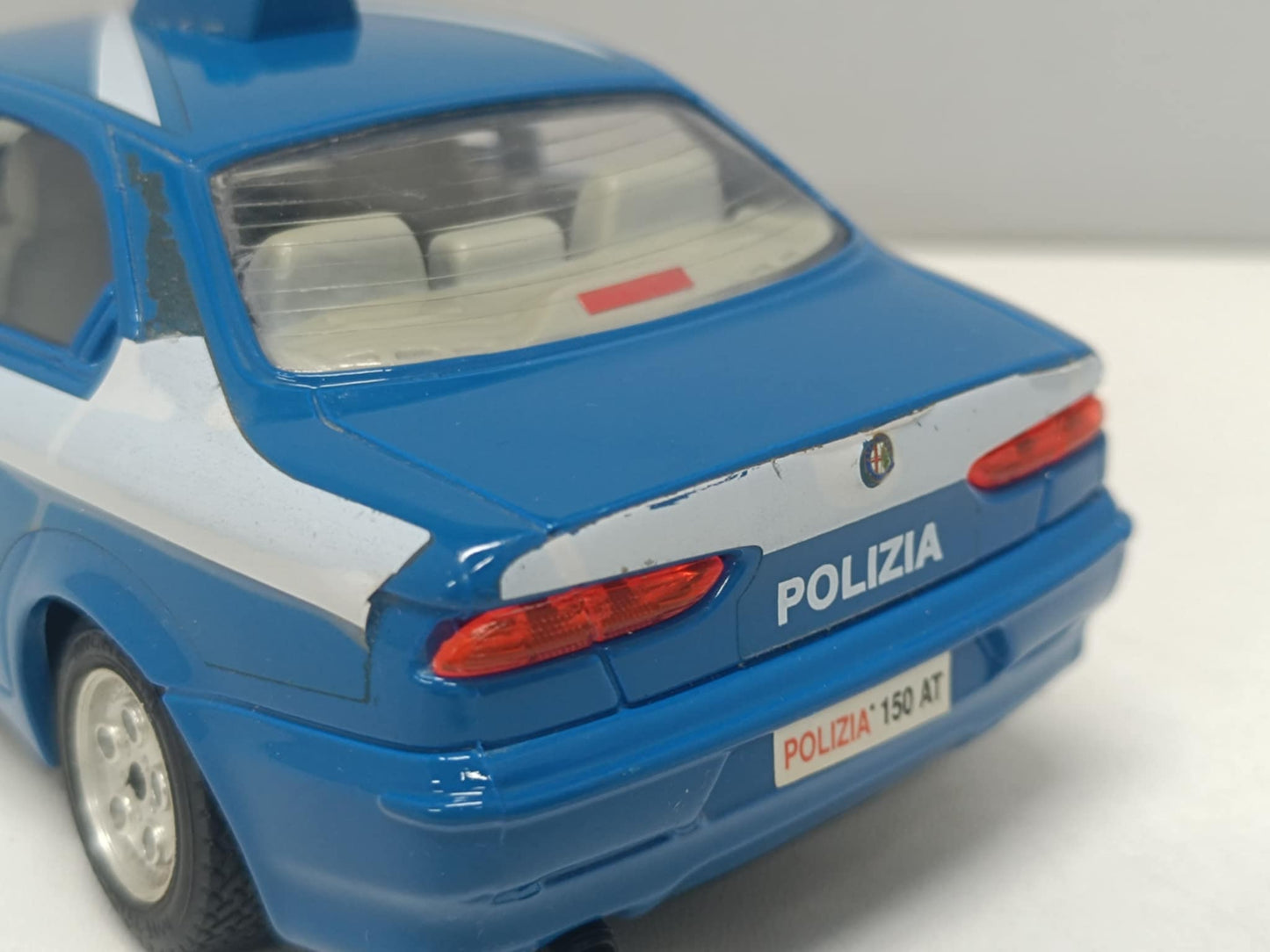 Alfa Romeo 156 Polizia Police 1998 - Burago 1:24 Usato No Box 1/24