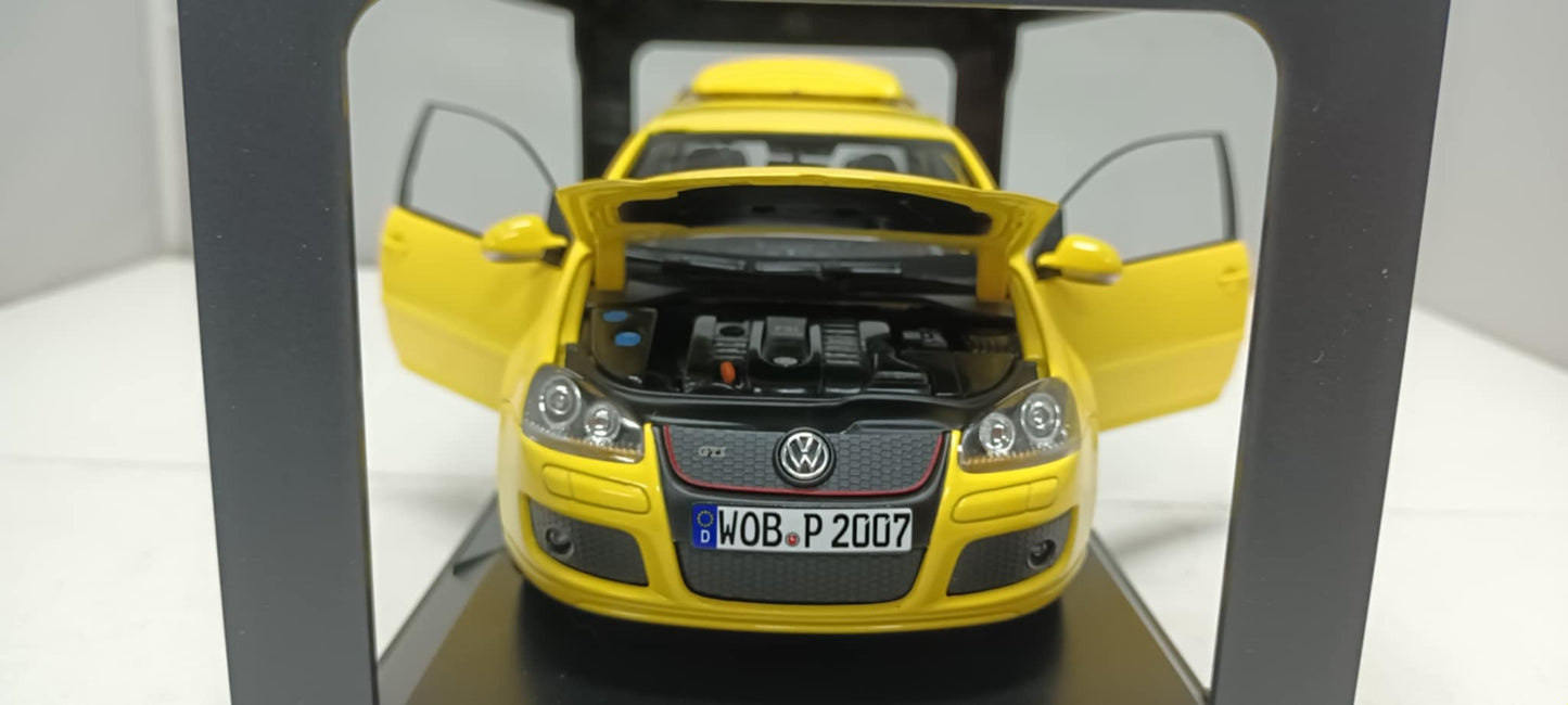 Volkswagen Golf GTI Pirelli Giallo Yellow 2007 Norev 1:18 Usato Limited Edition