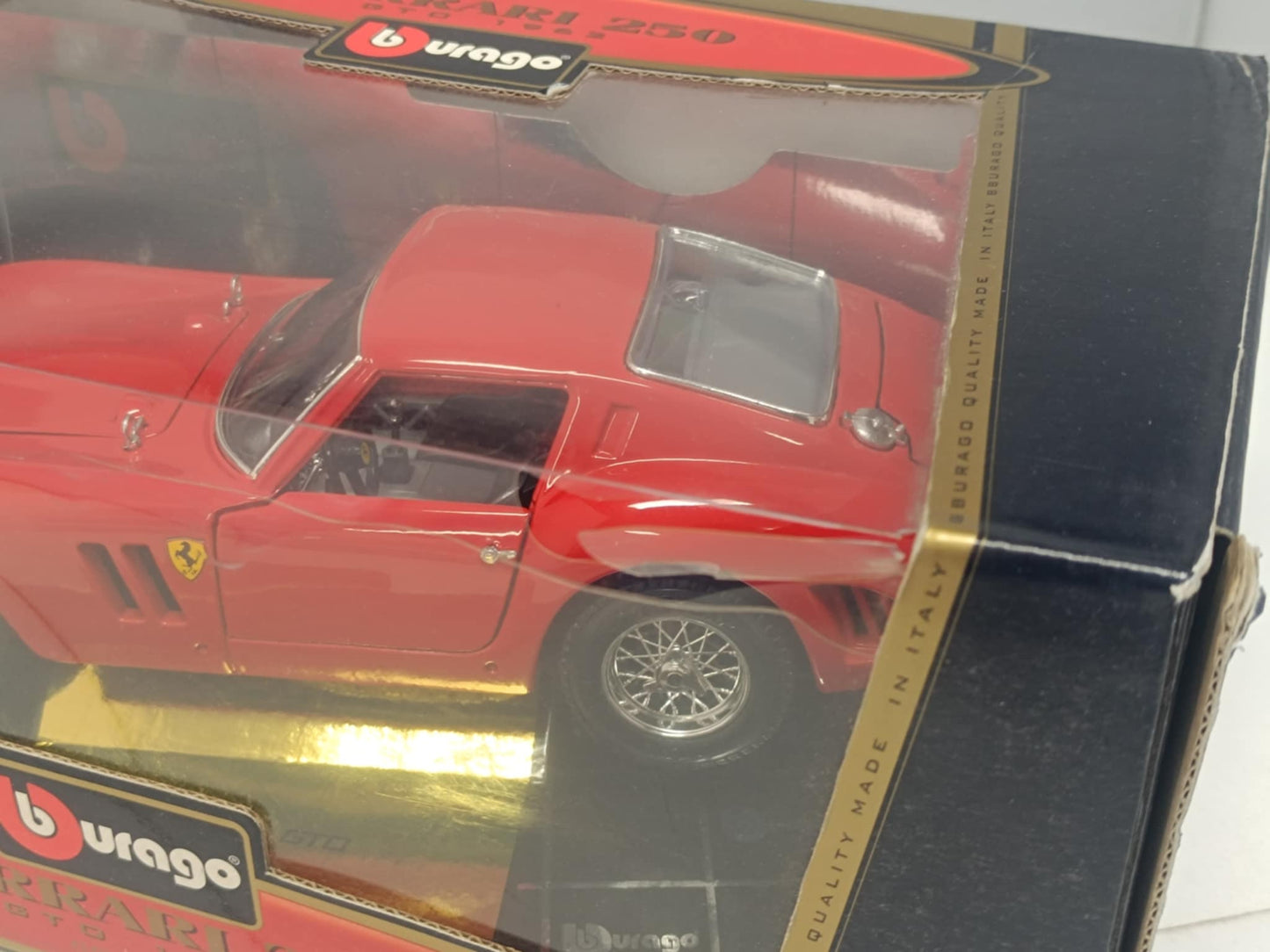 Ferrari GTO 1962 Rosso Red Burago Bburago 1:18 Usato 1/18 Made in Italy
