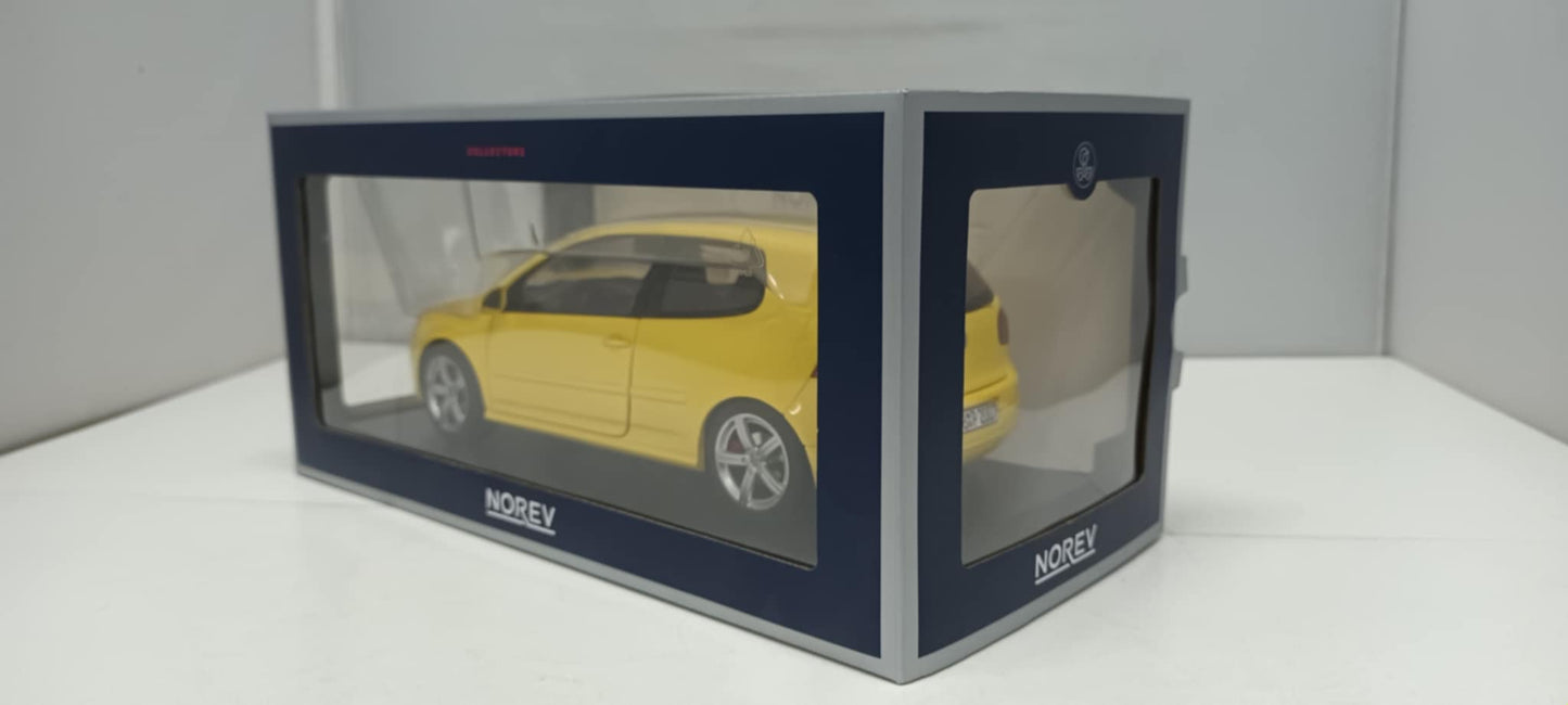 Volkswagen Golf GTI Pirelli Giallo Yellow 2007 Norev 1:18 Usato Limited Edition