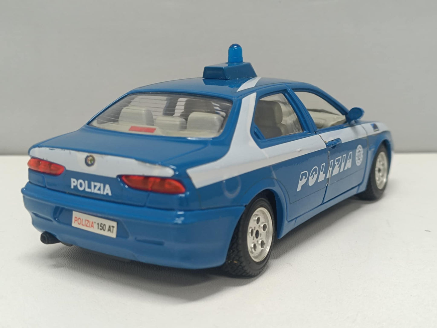 Alfa Romeo 156 Polizia Police 1998 - Burago 1:24 Usato No Box 1/24