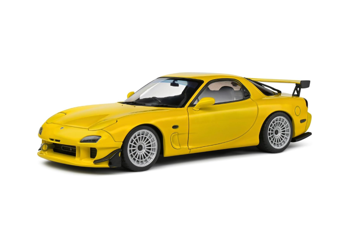 Mazda RX7 RX 7 FD RS Giallo Yellow Streetfighters 1994 Solido 1:18 Nuo ...